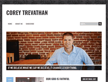 Tablet Screenshot of coreytrevathan.com